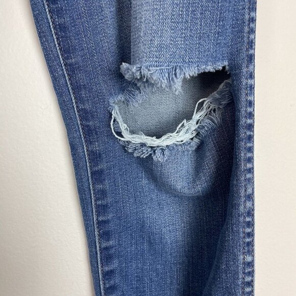 MADEWELL 10" Roadtripper Skinny Jeans High Rise Waist Women's size 27 Distressed - Picture 2 of 9